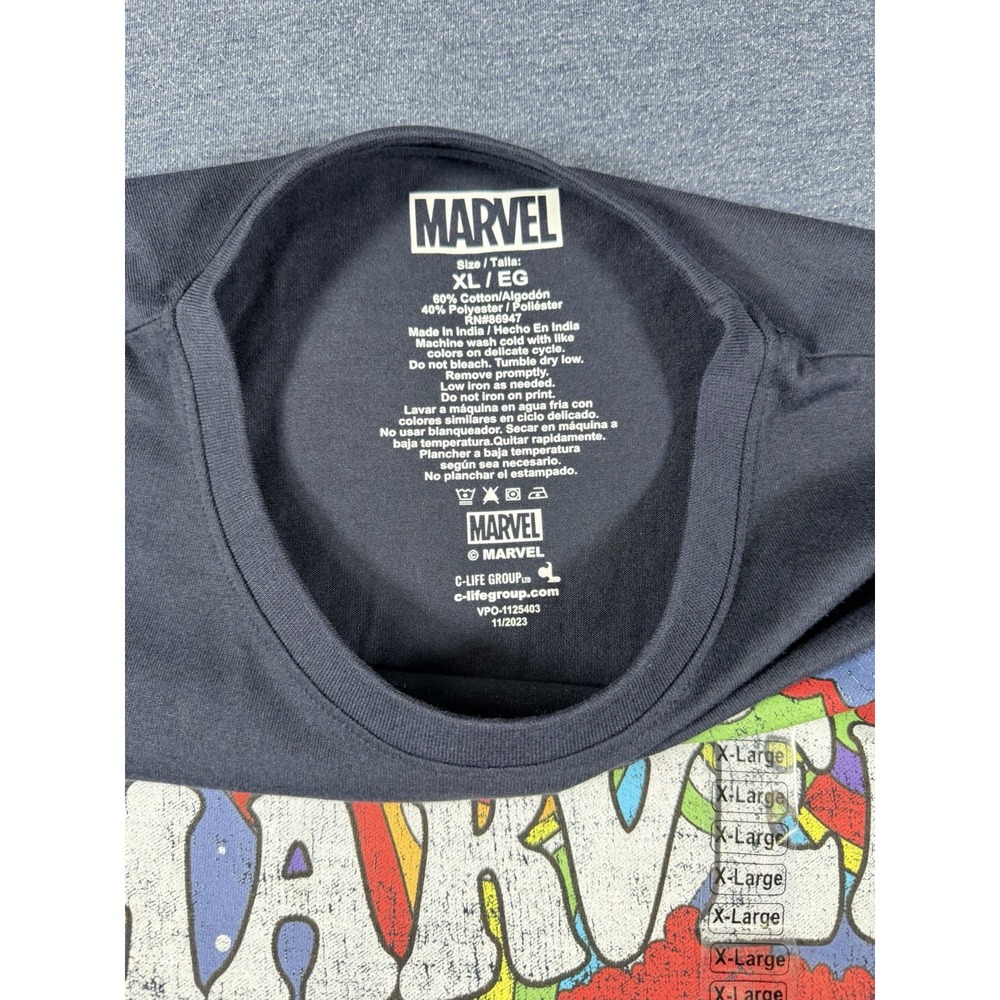 MARVEL Tshirt XL - Iron Man, Thor, Captain America, Hulk - Picture 2 of 7